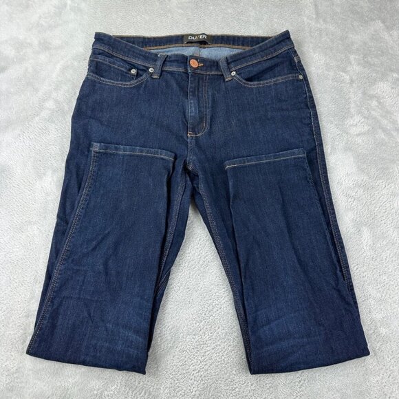 DUER L2X Slim Fit Performance Denim Jeans Blue 34x30 - Picture 12 of 14